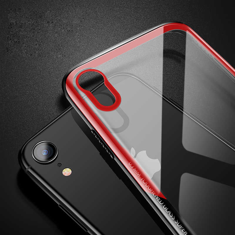 Apple iPhone XR 6.1 Kılıf Zore Eğimli Craft Cam Kapak