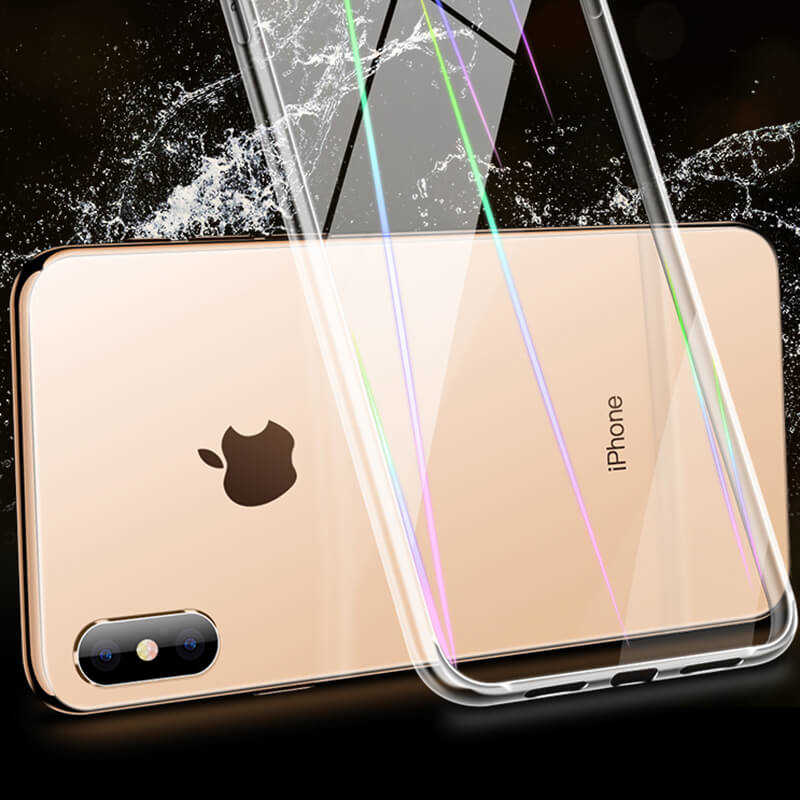 Apple iPhone XR 6.1 Kılıf Zore Rainbow Kapak