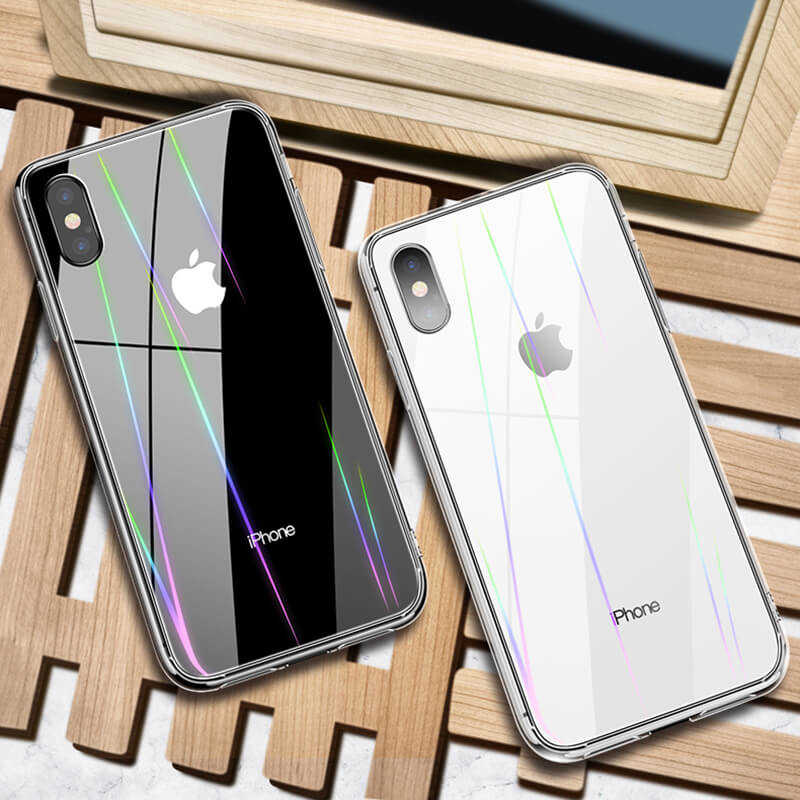 Apple iPhone XR 6.1 Kılıf Zore Rainbow Kapak