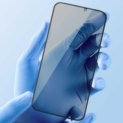 Apple iPhone XR 6.1 Wiwu iPrivacy HD Anti-Peep Ekran Koruyucu Siyah