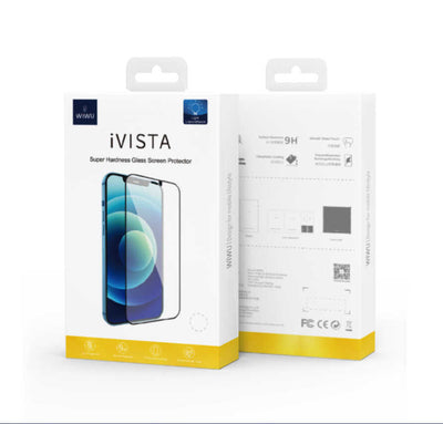 Apple iPhone XR 6.1 Wiwu iVista Super Hardness Ekran Koruyucu Siyah