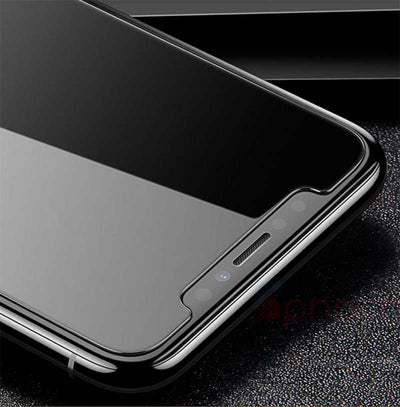 Apple iPhone XR 6.1 Zore Rika Premium Privacy Temperli Cam Ekran Koruyucu Siyah