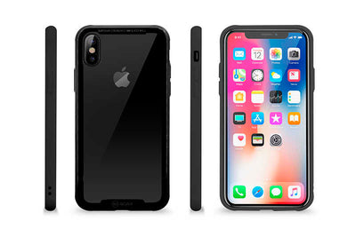 Apple iPhone XS 5.8 Kılıf Roar Glassoul Airframe Kapak Beyaz