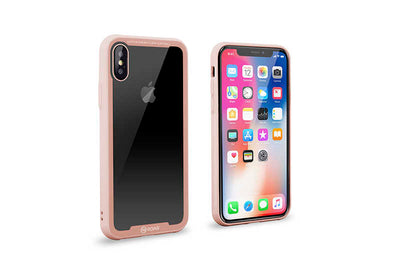 Apple iPhone XS 5.8 Kılıf Roar Glassoul Airframe Kapak Beyaz