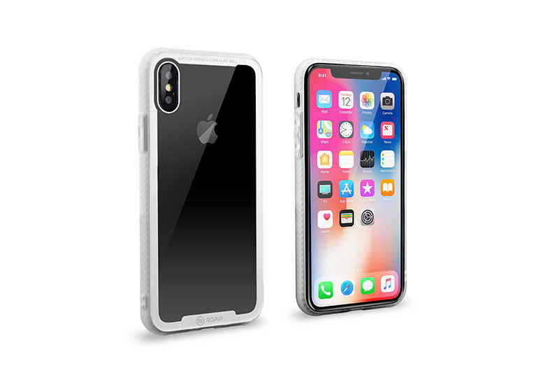 Apple iPhone XS 5.8 Kılıf Roar Glassoul Airframe Kapak Beyaz
