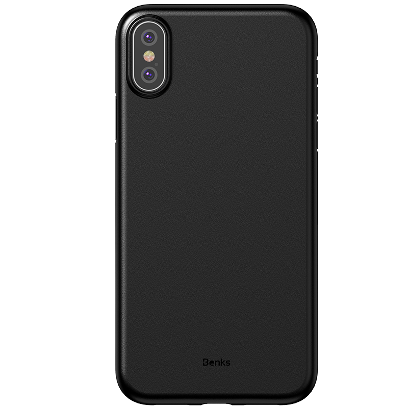 Apple iPhone XS 5.8 Kılıf Benks Lollipop Protective Kapak Siyah