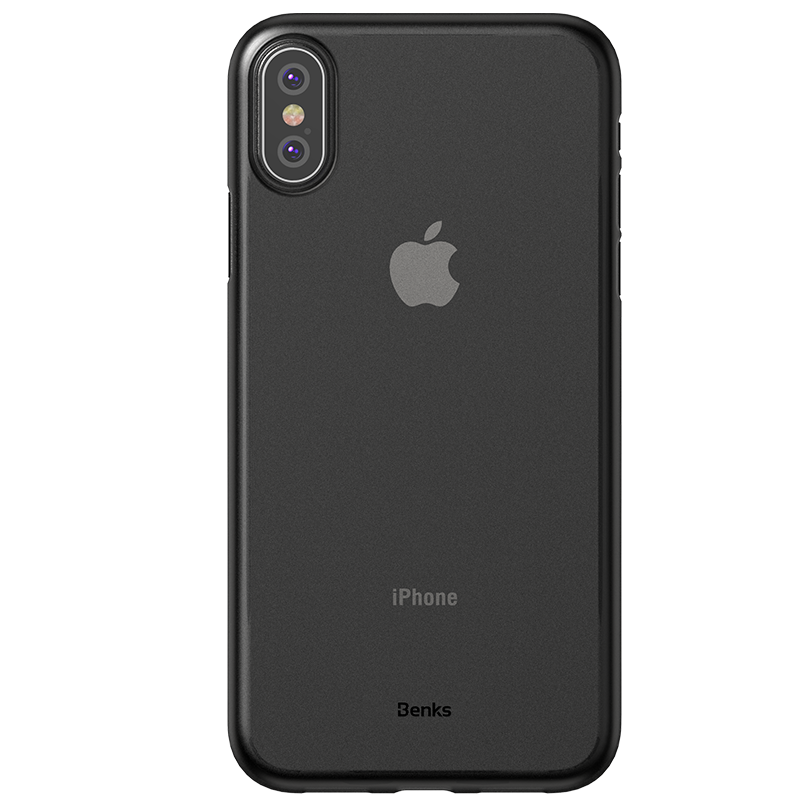 Apple iPhone XS 5.8 Kılıf Benks Lollipop Protective Kapak Siyah