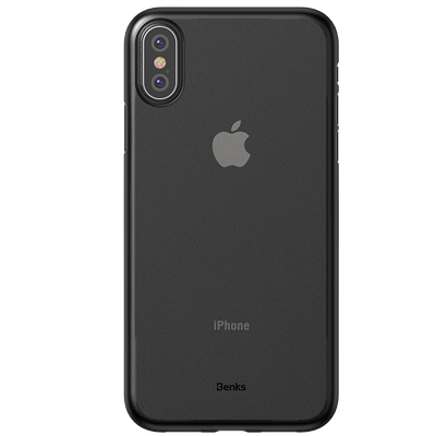 Apple iPhone XS 5.8 Kılıf Benks Lollipop Protective Kapak Siyah
