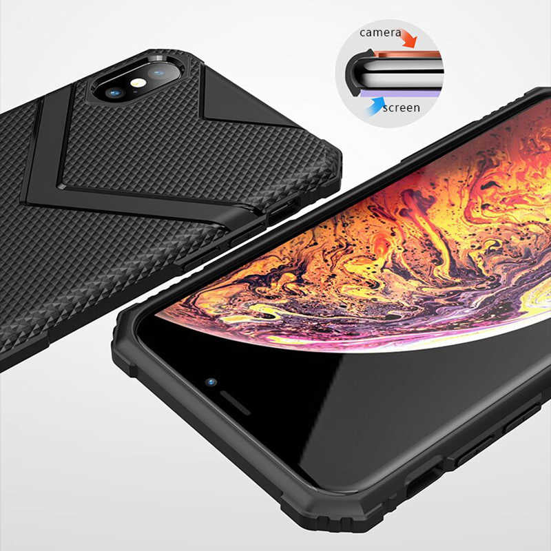 Apple iPhone XS Max 6.5 Kılıf Zore Hank Silikon