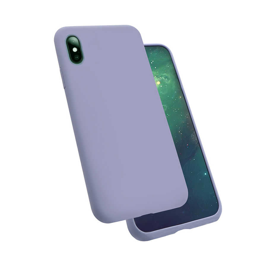 Apple iPhone XS Max 6.5 Kılıf Zore Silk Silikon