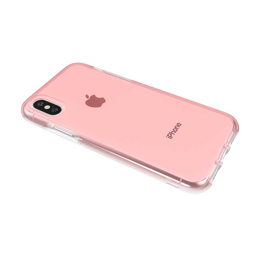 Apple iPhone XS Max 6.5 UR Ice Cube Kapak Pembe