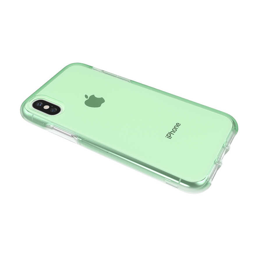 Apple iPhone XS Max 6.5 UR Ice Cube Kapak Yeşil