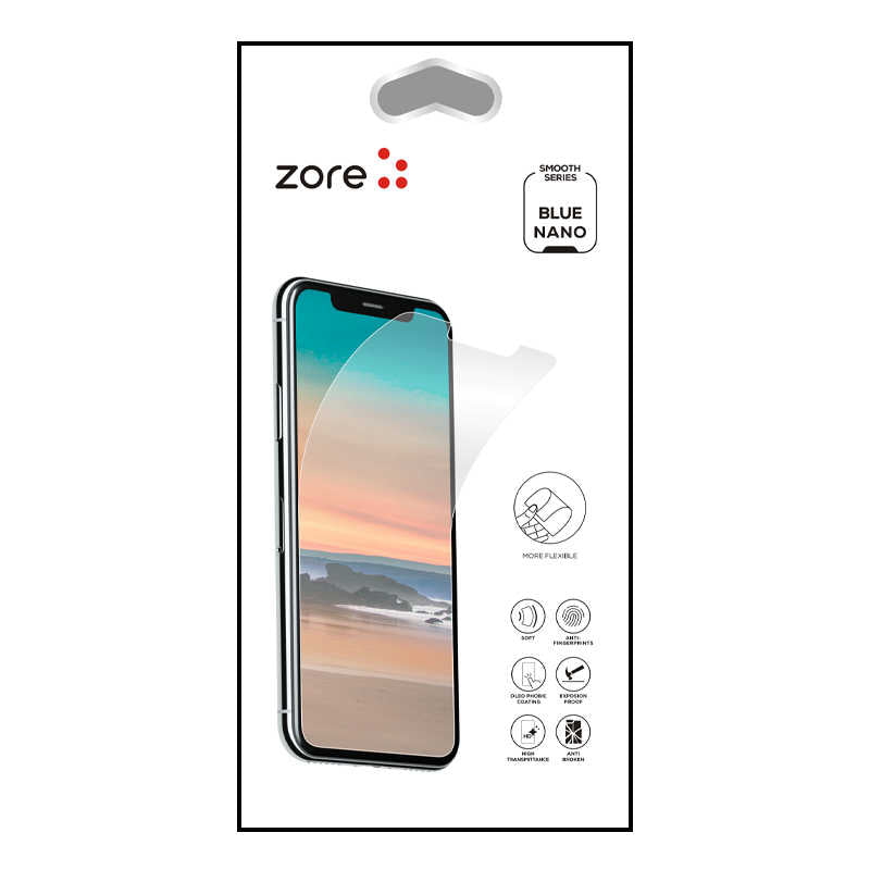 Apple iPhone XS Max 6.5 Zore Blue Nano Arka Koruyucu