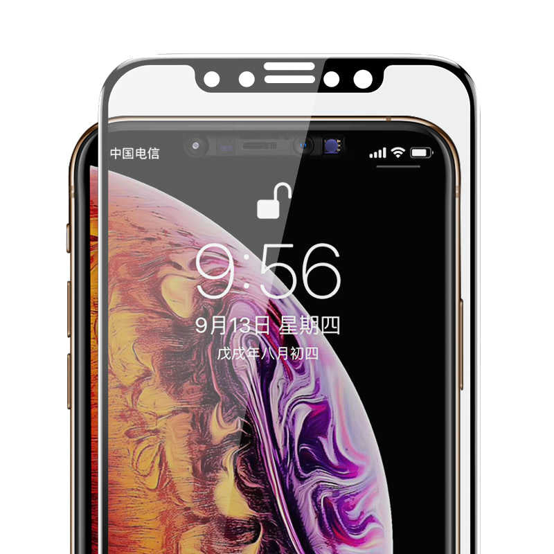 Apple iPhone XS Max 6.5 Zore Kor Privacy Cam Ekran Koruyucu