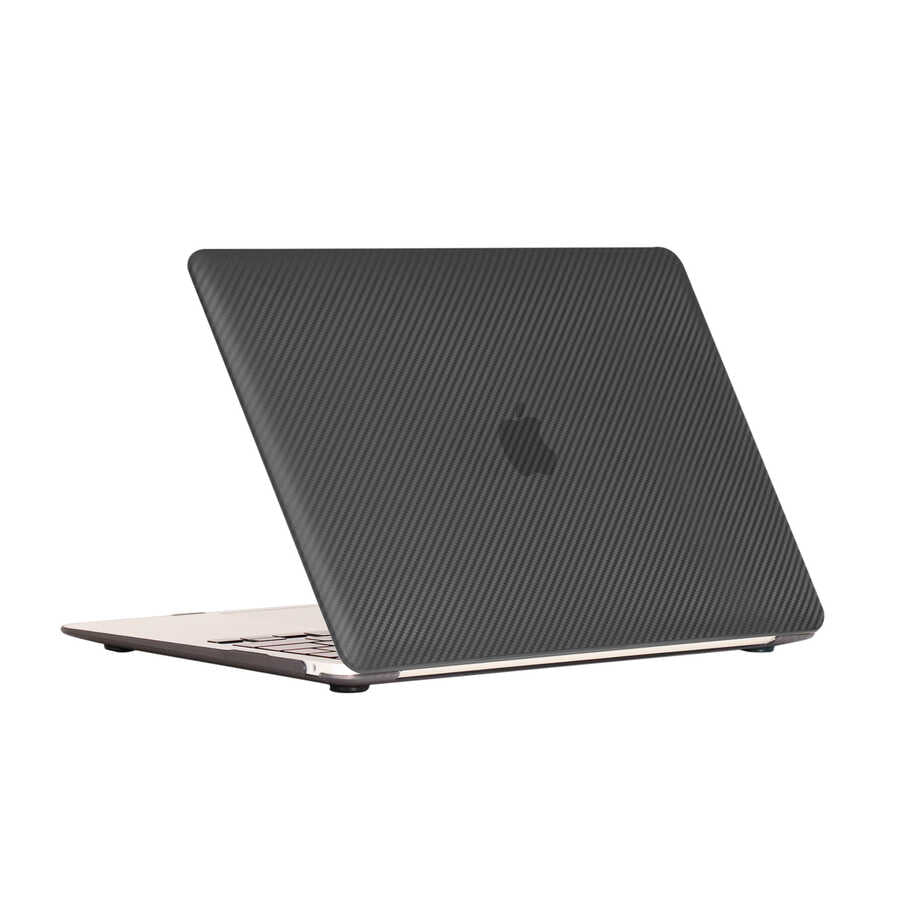 Macbook 13.3' Pro 2020 A2338 Zore MSoft Carbon Fiber Tasarımlı Kılıf