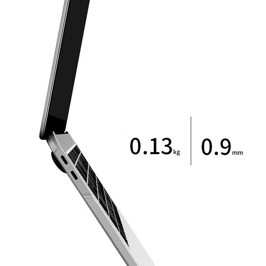 Apple Macbook 13.3' Pro 2022 M2 Wiwu Ultra İnce Sararmayan Şeffaf MacBook Crystal iShield Kapak Renksiz