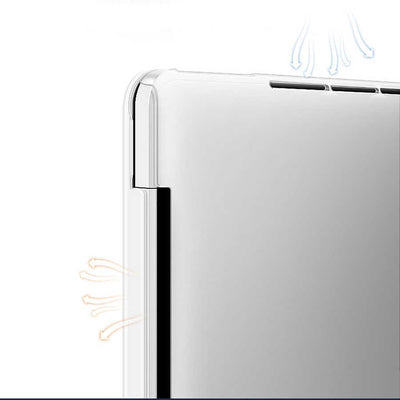 Apple Macbook 13.6' Air 2022 M2 Wiwu Ultra İnce Sararmayan Şeffaf MacBook Crystal iShield Kapak Renksiz