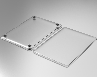 Apple Macbook 13.6&prime; Air 2024 M2 A2681 Wiwu Macbook iShield Hard Shell Kapak Siyah