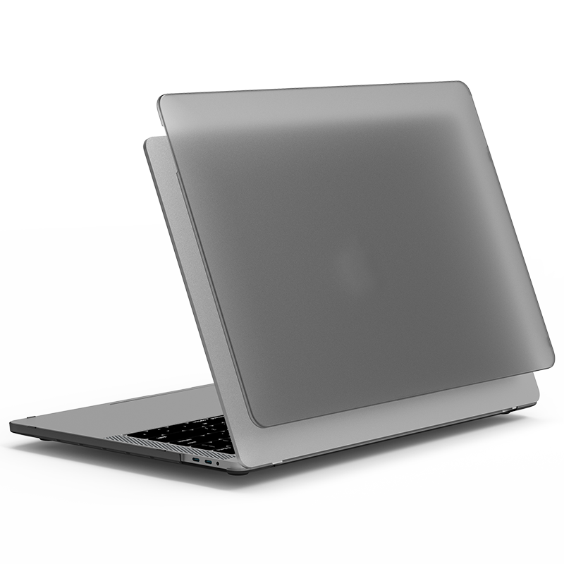 Apple Macbook 13.6&prime; Air 2024 M2 A2681 Wiwu Macbook iShield Hard Shell Kapak Siyah