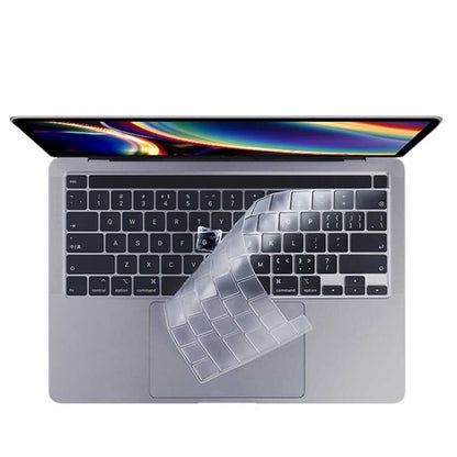 Macbook 15' Pro 2017 A1707 Zore Klavye Koruyucu Şeffaf Silikon Ped