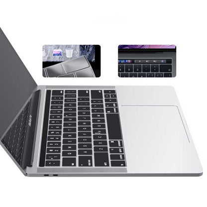 Macbook 15' Pro 2017 A1707 Zore Klavye Koruyucu Şeffaf Silikon Ped