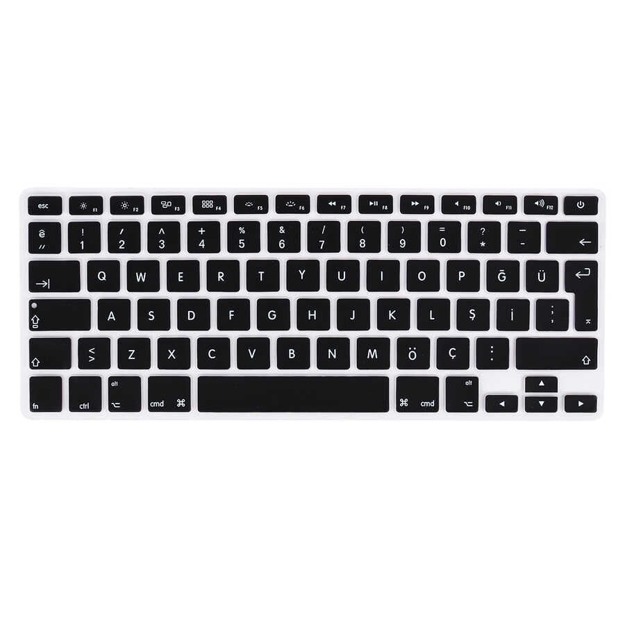 Macbook 15.4' Pro Retina Zore Klavye Koruyucu Silikon Ped