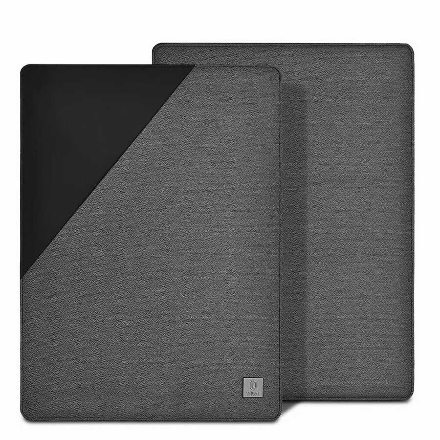 Apple MacBook 16' Touch Bar Wiwu Blade Sleeve Laptop Kılıf Gri