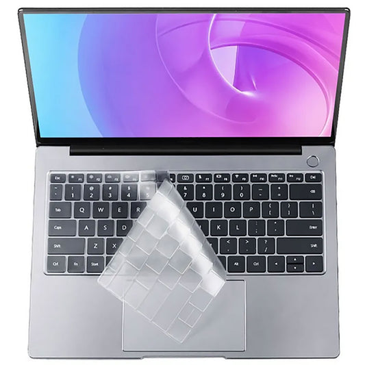 Macbook Air 11' A1370-A1465 Zore Klavye Koruyucu Transparan Buzlu Silikon Ped