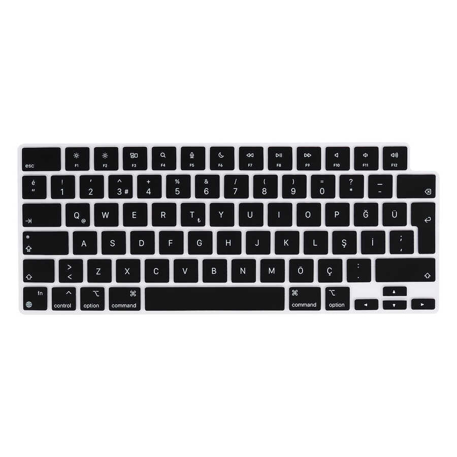Macbook Pro 16.2 2023 A2780 Zore Klavye Koruyucu Silikon Ped