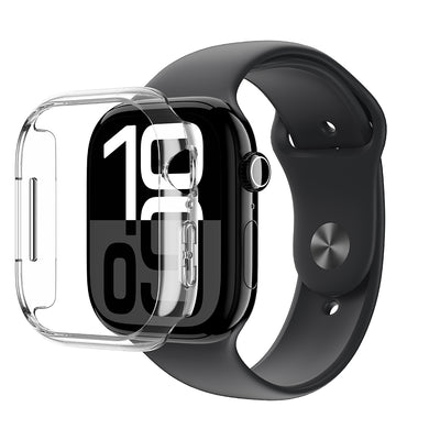 Apple Watch 10 42mm Amazingthing Radix Minimal FrameLite Sert PC Kasa Koruyucu Şeffaf