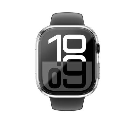 Apple Watch 10 42mm Amazingthing Radix Minimal FullGuard Sert PC Kasa ve Ekran Koruyucu Şeffaf
