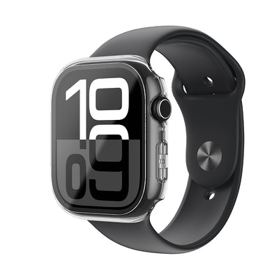 Apple Watch 10 42mm Amazingthing Radix Minimal FullGuard Sert PC Kasa ve Ekran Koruyucu Şeffaf