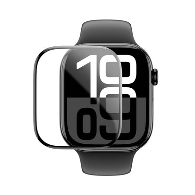 Apple Watch 10 42mm Amazingthing Radix Protective Parmak İzi Bırakmayan HD Ekran Koruyucu Film + Kolay Uygulama Aparatı Şeffaf