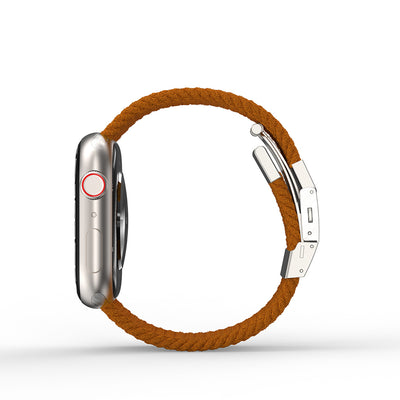 Apple Watch 10 42mm Amazingthing Titan Weave Örgü Sport Kordon Mavi