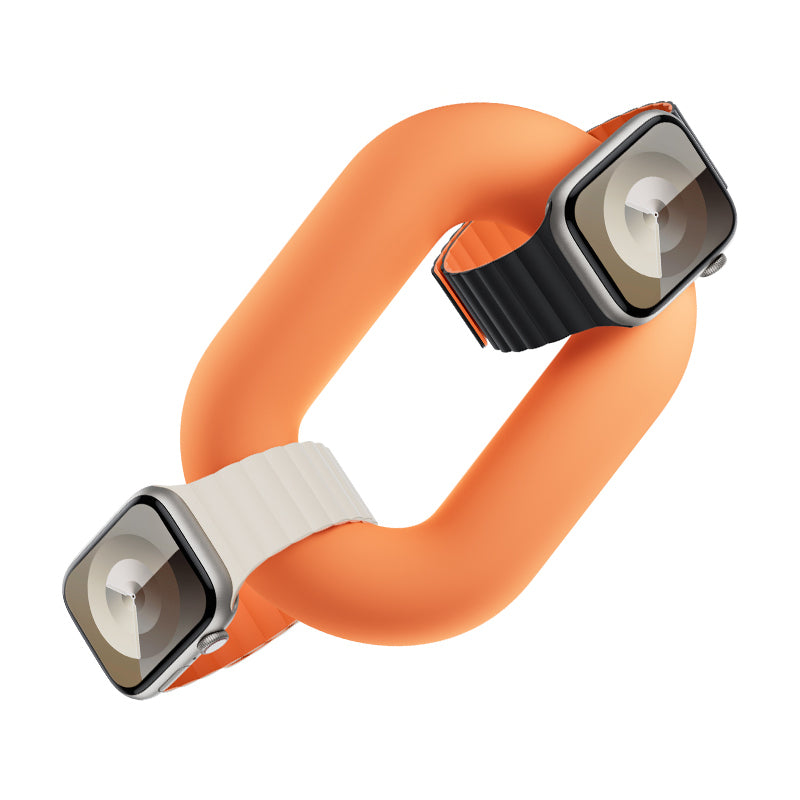 Watch 10 42mm Benks Magnetik Tak Çıkar Silikon Strap Kayış