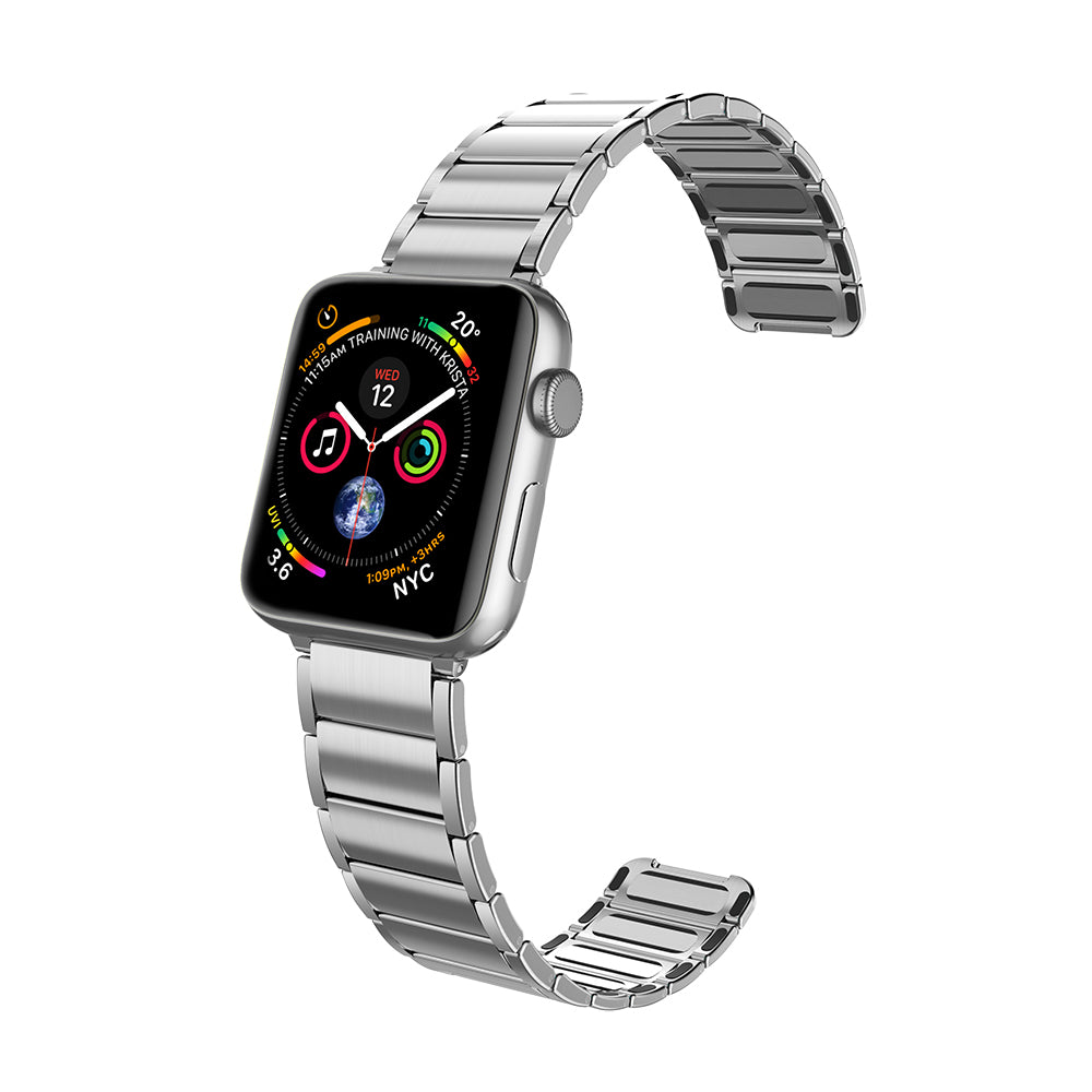 Apple Watch 10 42mm Raptic Classic Serisi Magnetik Metal Kordon