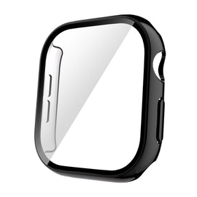 Apple Watch 10 42mm Sert PC Kasa Electroplatink Çerçeveli Ekran Koruyucu Zore Watch Gard 36