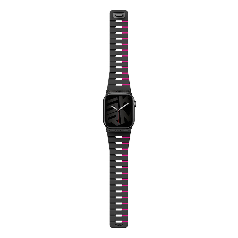Watch 10 42mm Skinarma Gemini Serisi TPU Magnetik Silikon Kordon