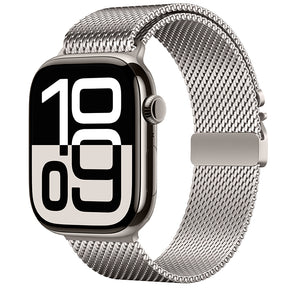 Apple Watch 10 42mm Zore KRD-121 Metal Hasır Kordon