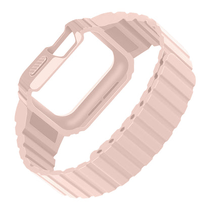 Watch 10 42mm Zore KRD-142 Airbag Tasarımlı Kasa Koruyuculu Silikon Kordon