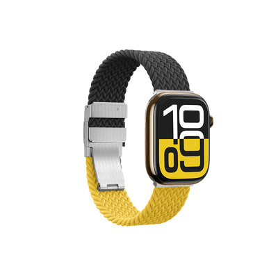 Apple Watch 10 46mm Amazingthing Glamour Blend Hasır Kordon Starlight Purple