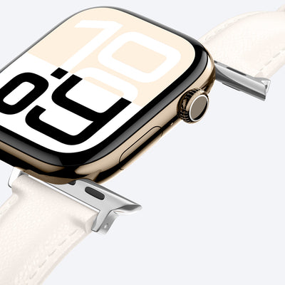 Apple Watch 10 46mm Amazingthing Glamour Class Deri Kordon Pembe