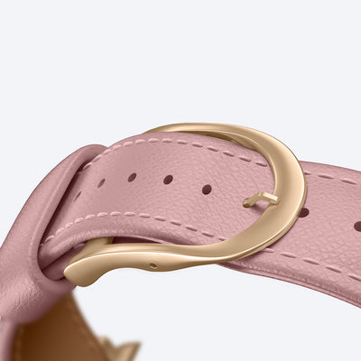 Apple Watch 10 46mm Amazingthing Glamour Class Deri Kordon Pembe