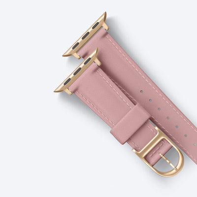 Apple Watch 10 46mm Amazingthing Glamour Class Deri Kordon Gri