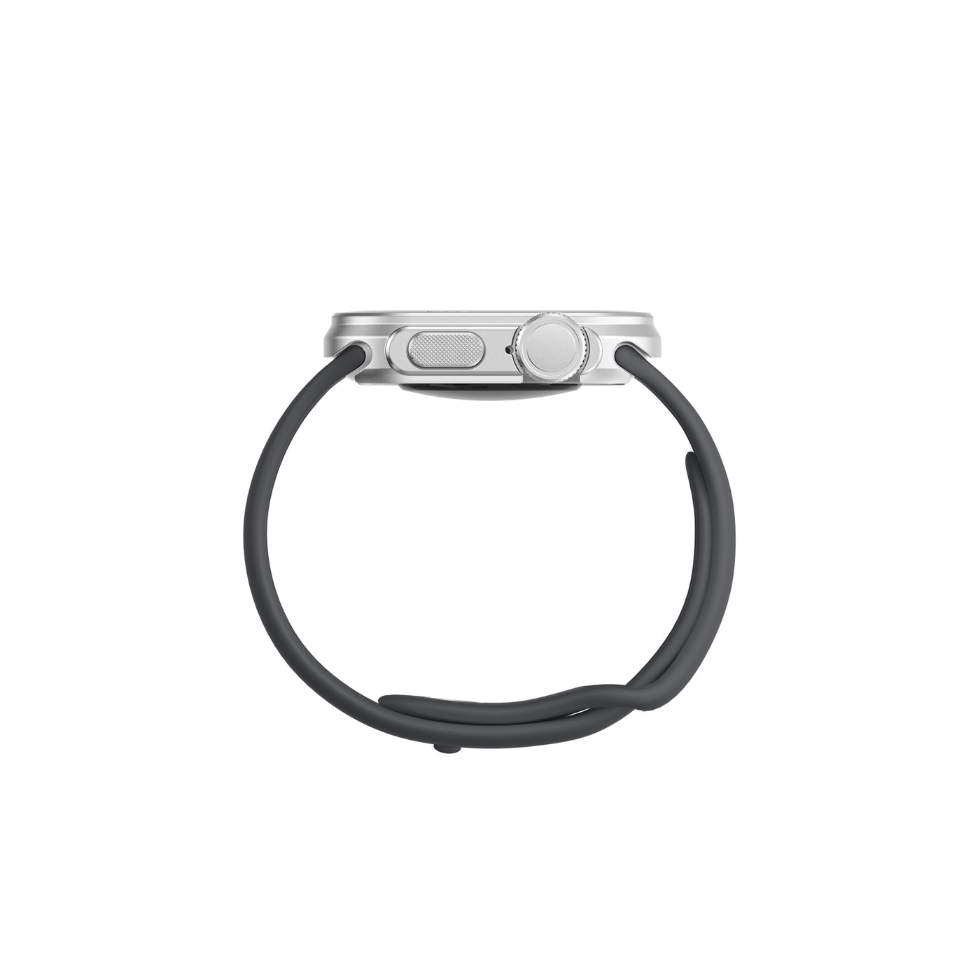 Apple Watch 10 46mm Amazingthing Premium Armor Fit FullGuard Metal Kasa ve Ekran Koruyucu Siyah