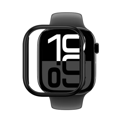 Apple Watch 10 46mm Amazingthing Radix Minimal FrameLite Sert PC Kasa Koruyucu Şeffaf
