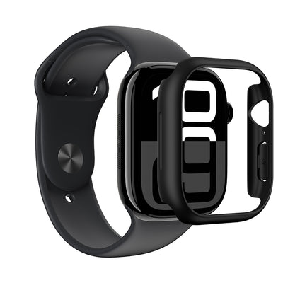 Apple Watch 10 46mm Amazingthing Radix Minimal FrameLite Sert PC Kasa Koruyucu Şeffaf