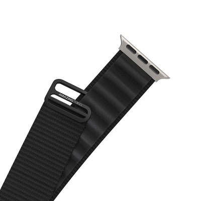 Apple Watch 10 46mm Amazingthing Titan Spor Hasır Kordon Gri