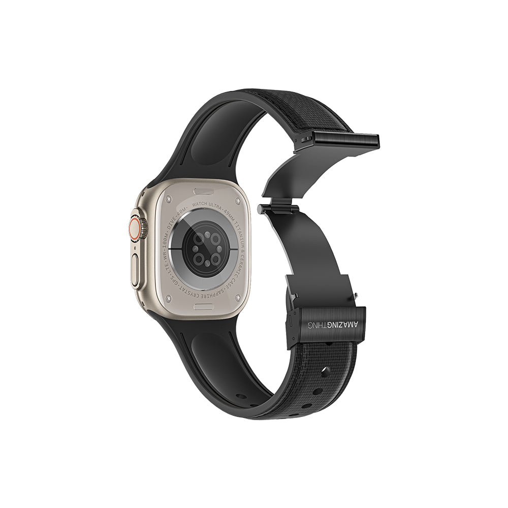 Watch 10 46mm Amazingthing Titan Swift Deri Dokulu Silikon Kordon