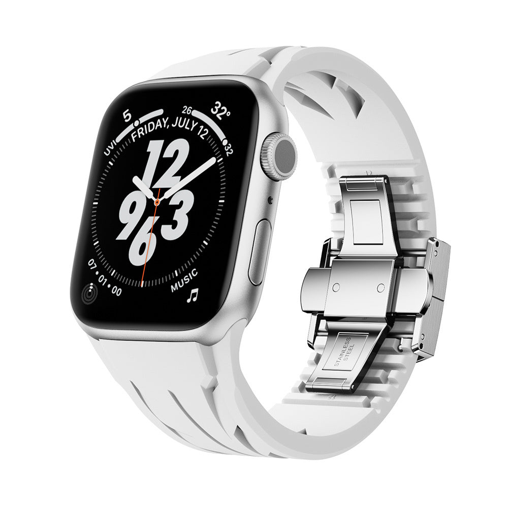 Watch 10 46mm KRD-127 Metal Tokalı Silikon Kordon